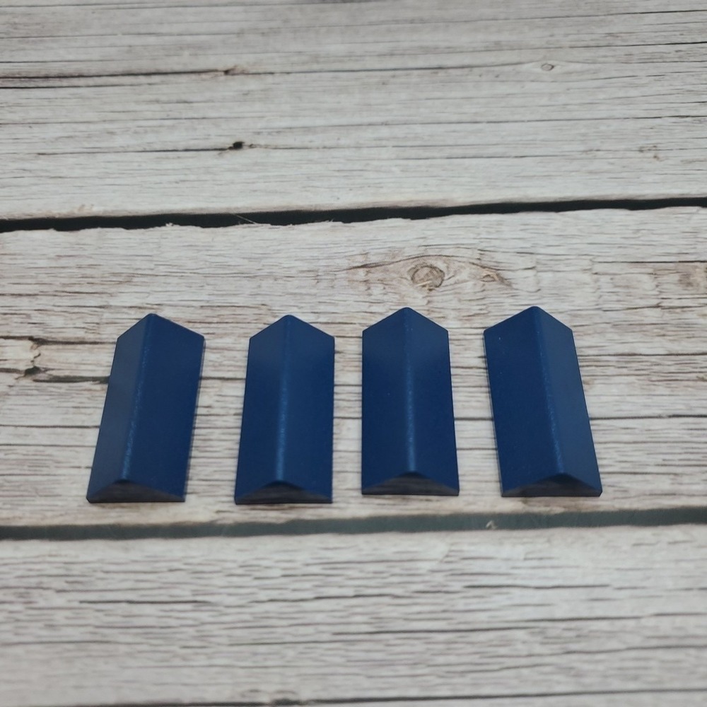 Lego Part 3041 Dark Blue Double Slopes 45* Roof Top Ridge City House (Qty 4)